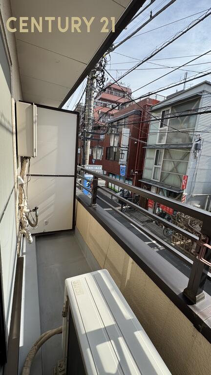 バルコニー　陽当たり・通風良好　南向きバルコニー