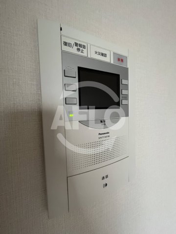 セキュリティ　エステージ難波WEST　テレビ付きモニターホン