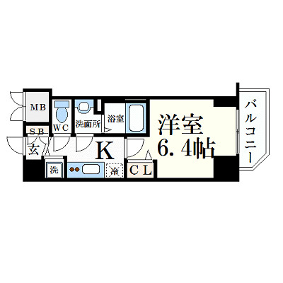 プレサンス松屋町グレースの間取り写真