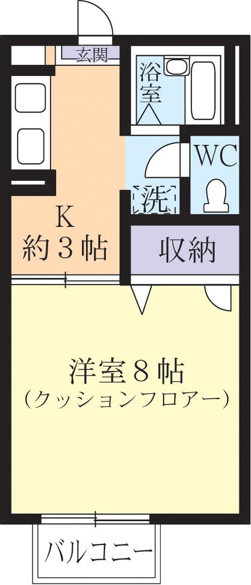 ディアスさくらAの間取り写真