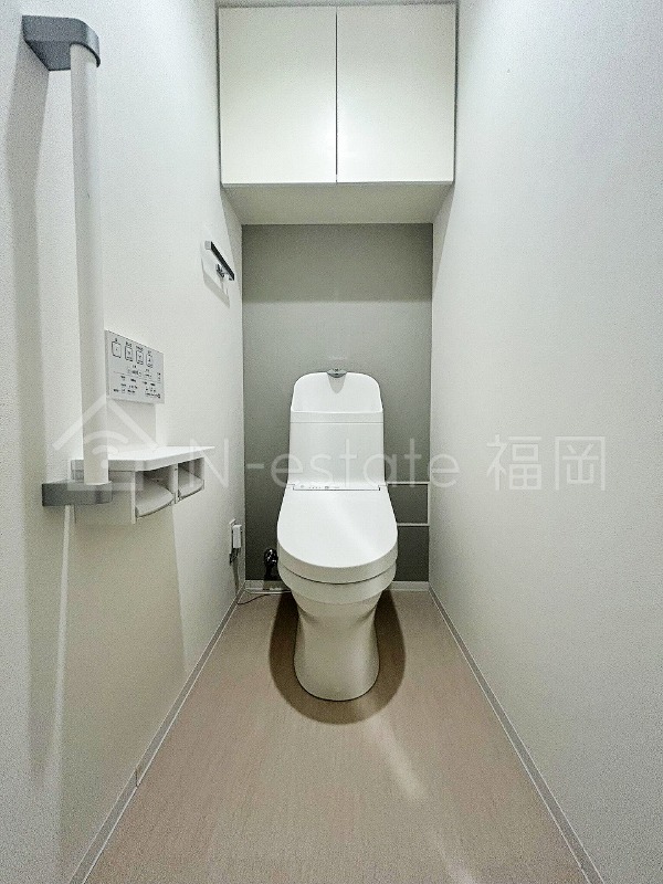地下鉄空港線 室見駅 徒歩8分 14階建 築1年のトイレ写真