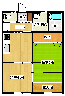 パレーシャルハイツ6の間取り