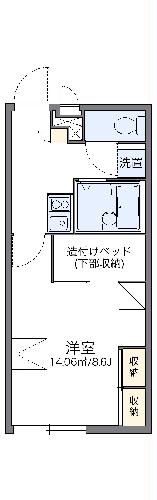 レオパレスウエストポイントの間取り