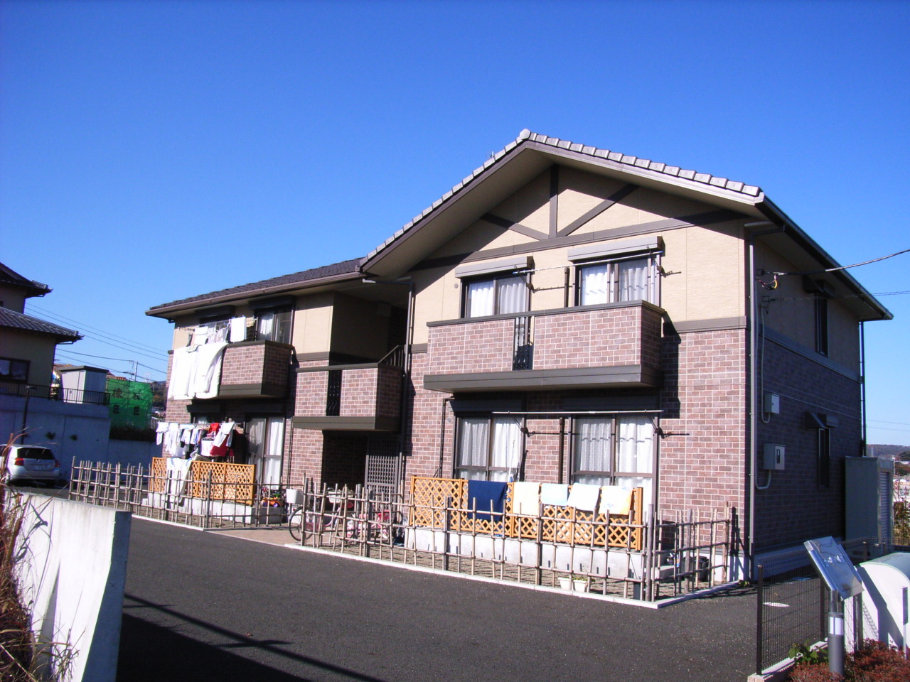 建物外観　人目を引くかわいい外観！