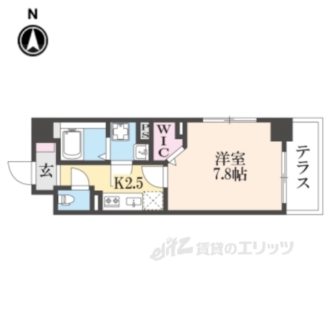 橿原市葛本町のマンションの間取り