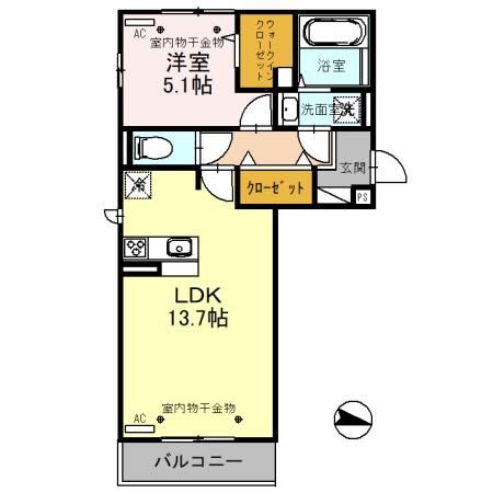 D-Residence上野本町の間取り