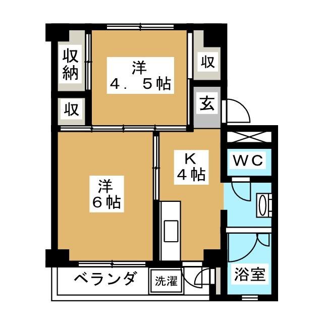 ビレッジハウス池田２号棟の間取り