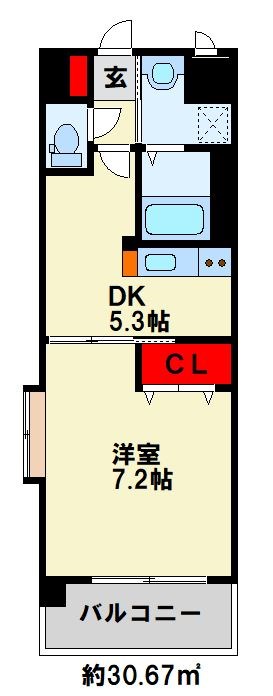 ハミングバード上吉田の間取り