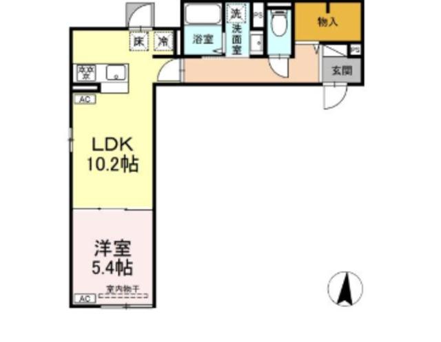 グラナーデ谷原の間取り