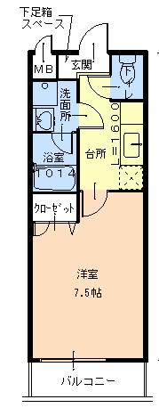 フジパレスピーノの間取り