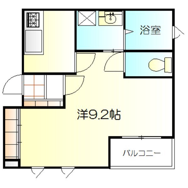 半田市宮路町のアパートの間取り