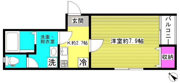 北区志茂のアパートの間取り