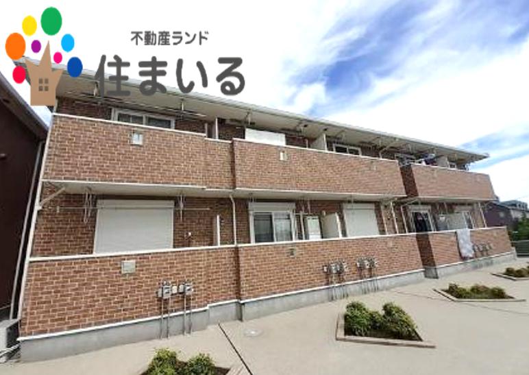 知立市牛田町のアパートの建物外観