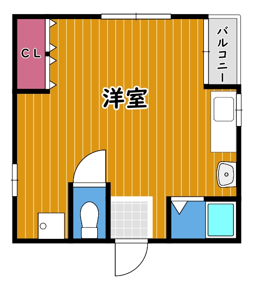 守口市京阪本通のマンションの間取り