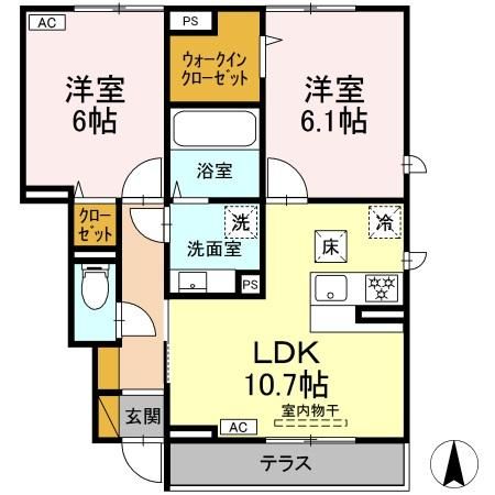 リンカーン源の間取り