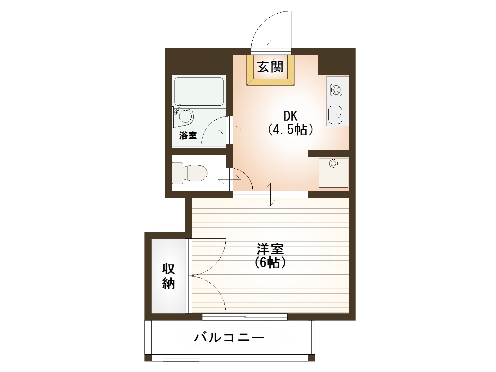 グリューネスハイムの間取り