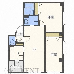 【オークラパレス山の手の間取り】