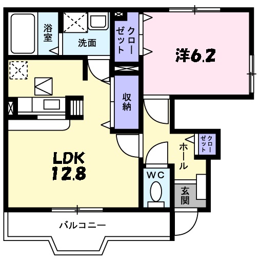 ヴィオラ花山の間取り