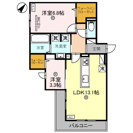 クラシスト清和園町の間取り