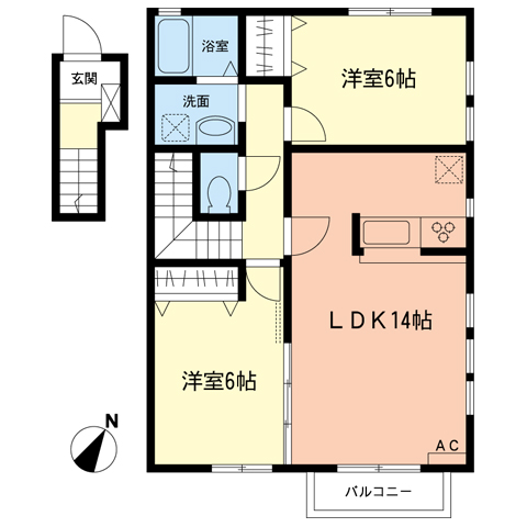 ソレーユ梶ヶ谷の間取り