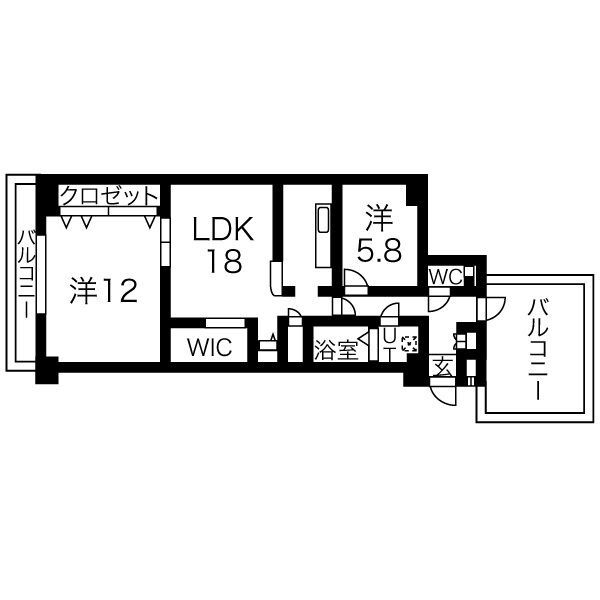 ライオンズマンション久屋公園の間取り