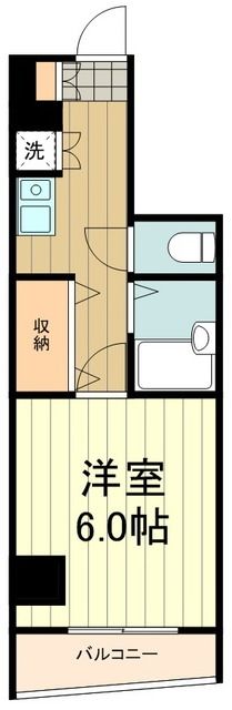 文京区湯島のマンションの間取り