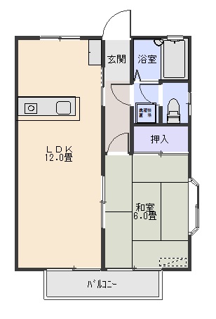 ハイツキャロットの間取り