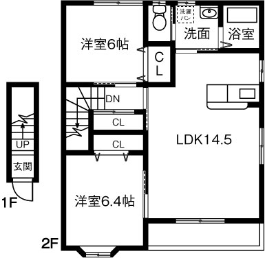 グレイス宝の間取り