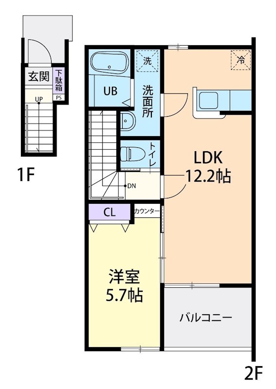 Arcobaleno(アルコバレーノ)の間取り