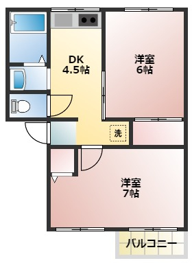 フィフティIIの間取り