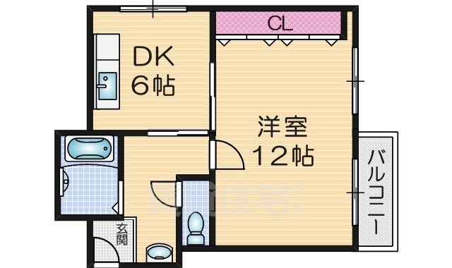 Mハイツの間取り