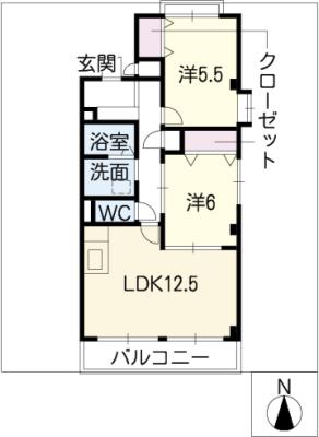 ラフィネ　Ａ棟の間取り