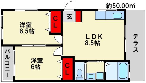 コンフォートNAGANOの間取り