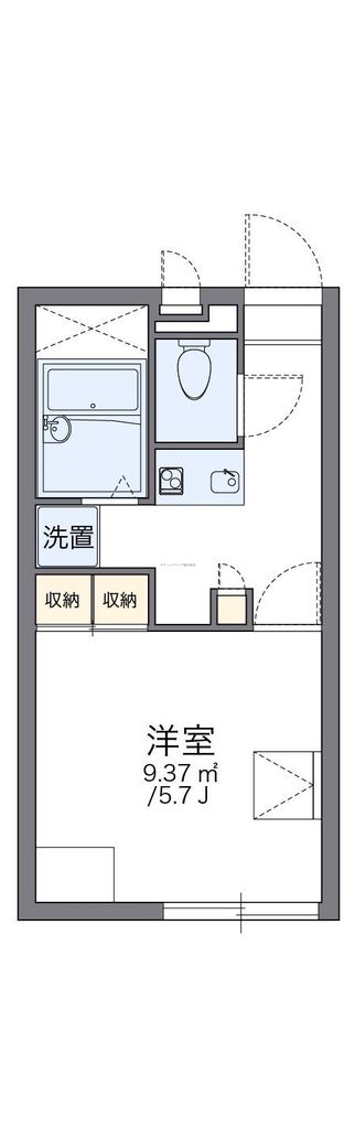 蓮田市見沼町のアパートの間取り