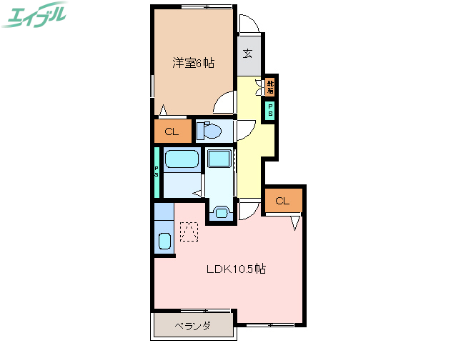 マーシャルＡの間取り