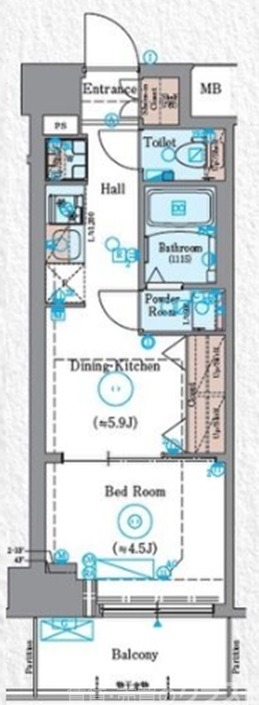 【エステムコート京都梅小路公園の間取り】