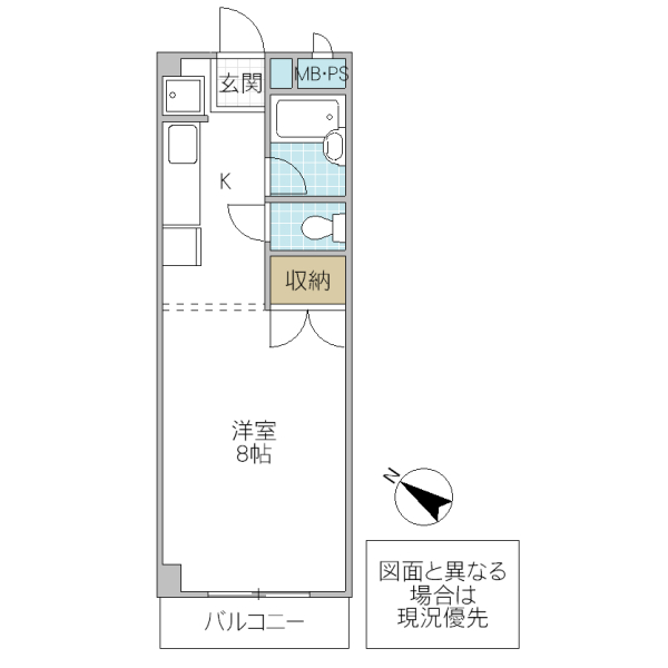 メゾンボヌールの間取り