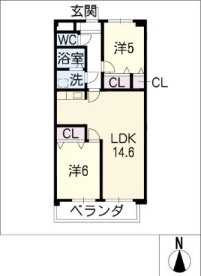 ＥＳＰＥＲＡＮＺＡの間取り