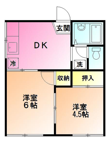 グリーンハイツの間取り