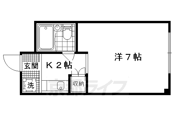 Ｃａｌｍマンションの間取り