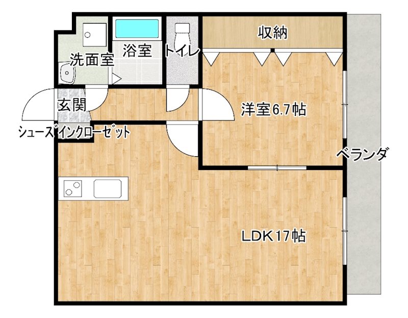 リアン田の上の間取り