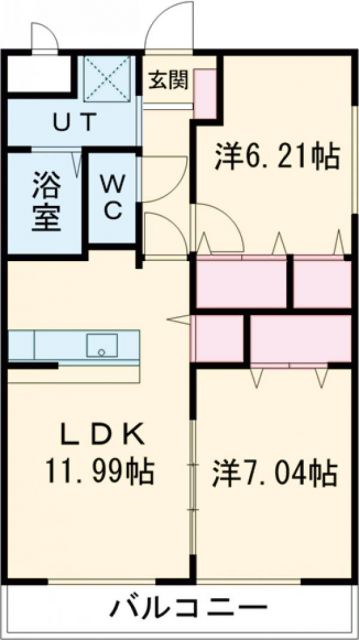 メゾンソレアードの間取り