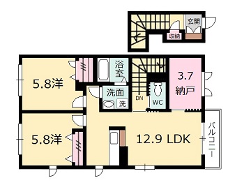 ストーンヘッドの間取り