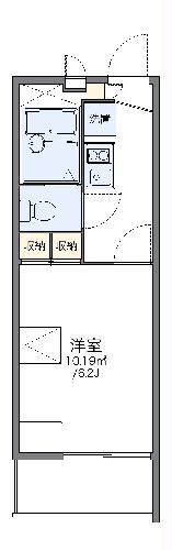 レオパレスランメグの間取り