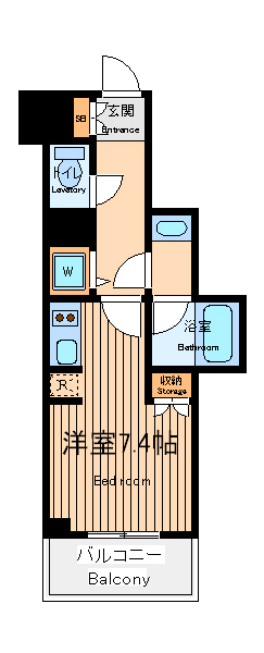 クリオコンフォート府中の間取り