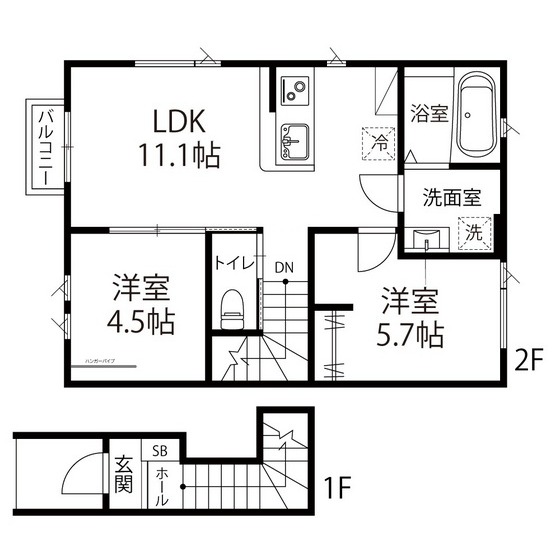 Ｃｈａｃｏ桜ヶ丘の間取り