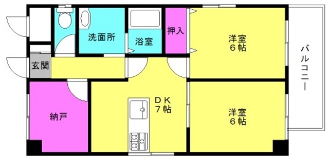 セントラルビルの間取り