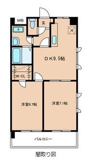 第17川崎ビルの間取り