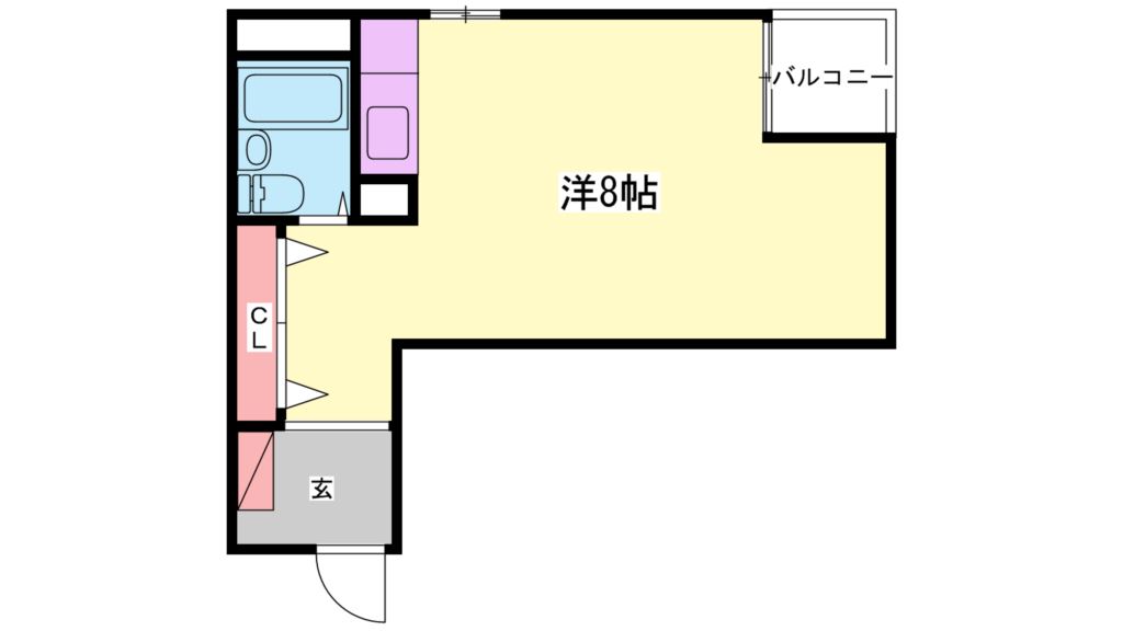 加古川市平岡町新在家のマンションの間取り