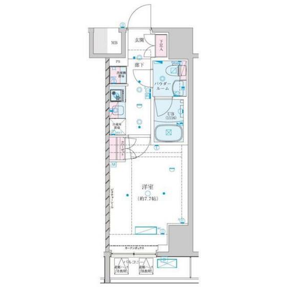 ＧＥＮＯＶＩＡ川崎VIIの間取り